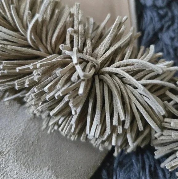 Anthropologie | Beige Ankle Strap Sandals Sz 10 - Picture 2 of 5